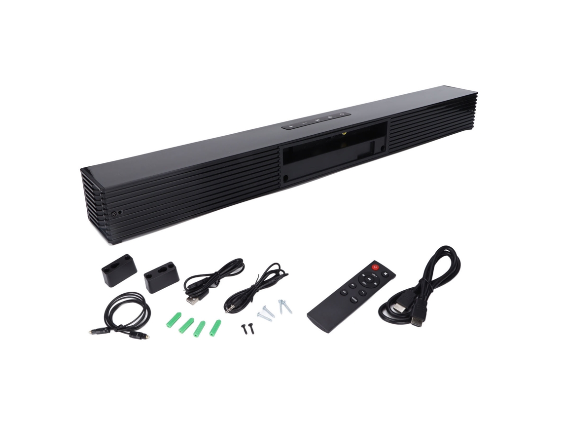 Barra De Sonido Bs-18b Bt Con Subwoofer Para Montaje En Pared Y Altavoz Inalámbrico Portátil Para El Hogar