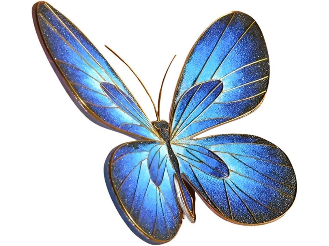 Kit De Pintura De Esmalte Fino Para Manualidades, Decoración En Forma De Mariposa 3d, Bolsa.