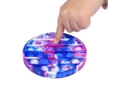 Brinquedo Educativo Push Bubble Sensory Toy Puzzle Press De Silicone Para Crianças 4+ Anos