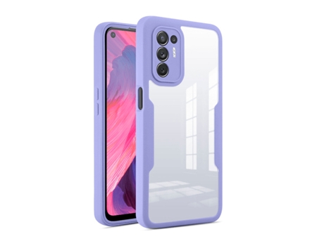Funda Proteção Frente Verso para Oppo Oppo Reno5 Z GIFT4ME Morado