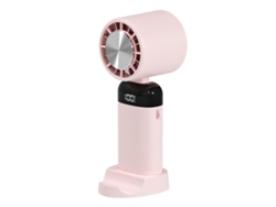 Ventilador de mesa plegable recargable por USB con pantalla digital