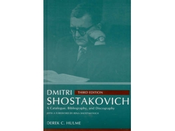 Livro dmitri shostakovich de derek c. hulme (inglês)