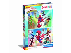 Rompecabezas Spidey Amazing Friends 2 X 60 CLEMENTONI