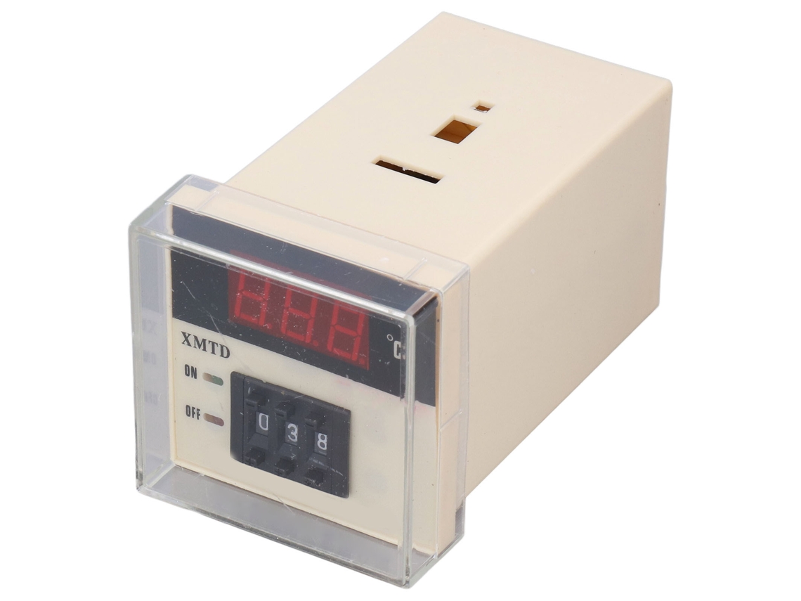 Controlador De Temperatura Digital Xmtd‑2001 Con Pantalla Lcd 0‑399℃ 220v Regulable
