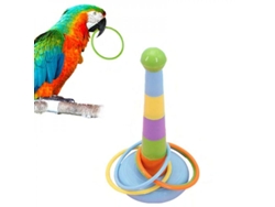 Mini Anillo De Juguete Para Loros: Desarrollo De La Inteligencia, Entrenamiento, Actividad, Colorido.