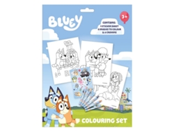 Conjunto Para Colorir Con Notebook Bluey 48206877