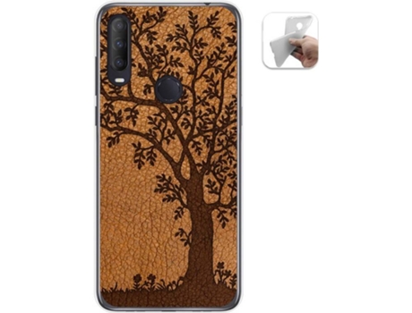 Carcasa Alcatel 1S 2020 TUMUNDOSMARTPHONE Cuero 03 Multicolor