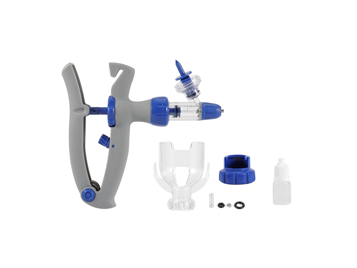 Inyector Automático Para Animales Elevage De 2 Ml, Recargable Con 3000 Usos, Pp De Primera Calidad.