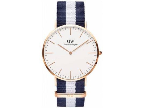 Reloj DANIEL WELLINGTON Mujer (Tejido - Azul y Blanco)