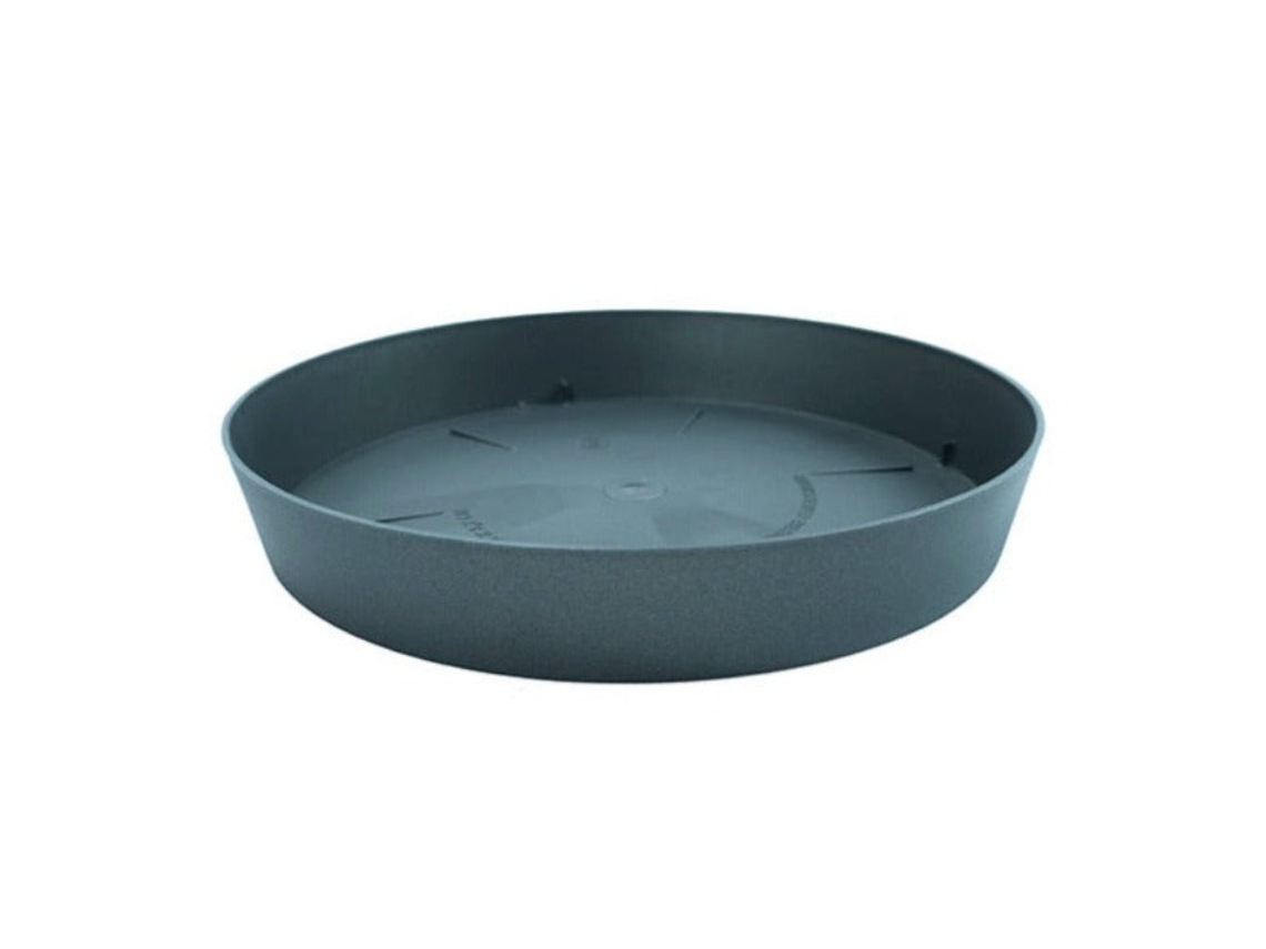 PLASTIKEN TES - Plato Redondo Ø28 cm para Macetas de 38 cm Antracita