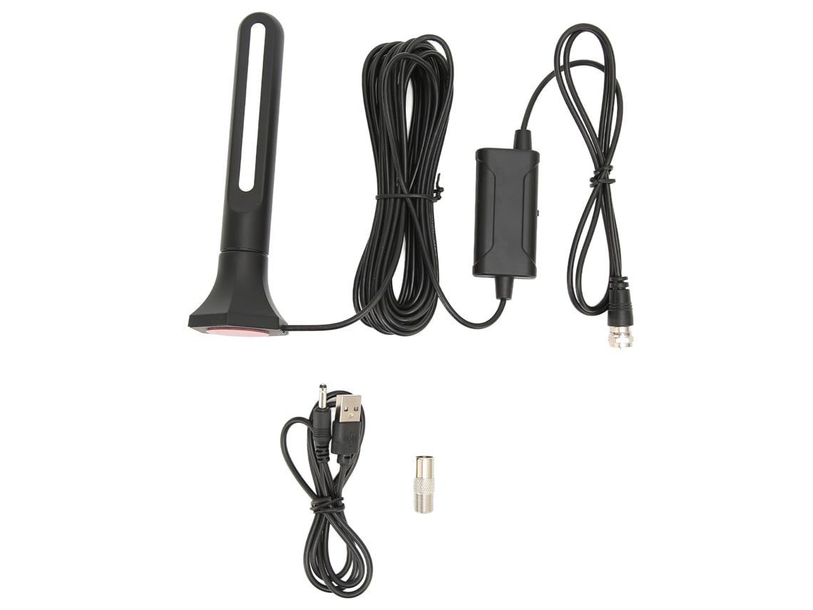 Antena De Tv Digital Hd Amplificada Com Alcance De 300 Milhas Suporta 4k 1080p Para Fire Tv Stick E Tvs Antigas