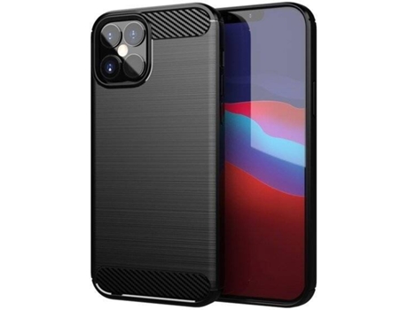 Carcasa iPhone 12«12 Pro LMOBILE Carbono Negro