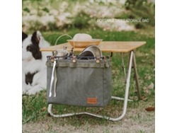 Bolsa Lateral Colgante Para Mesa De Picnic, Organizador Para Cubiertos Y Ropa Para Acampar Y Jardinería.