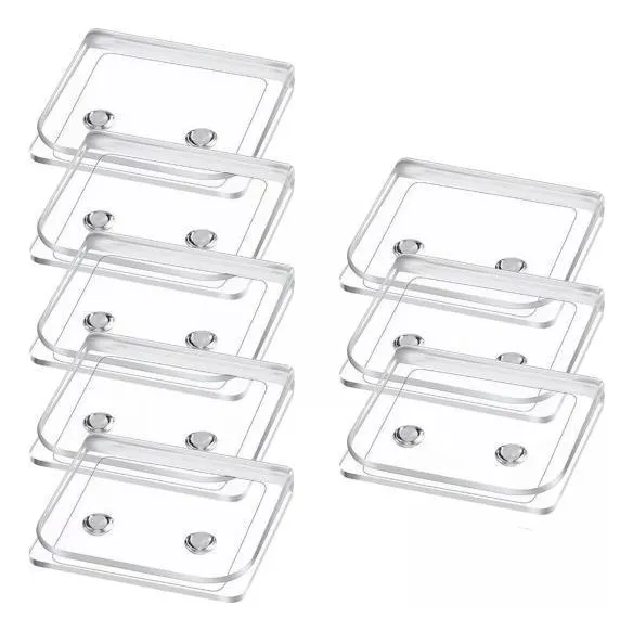 X 8 Piezas Clips Para Cortina De Ducha Soporte De Pared