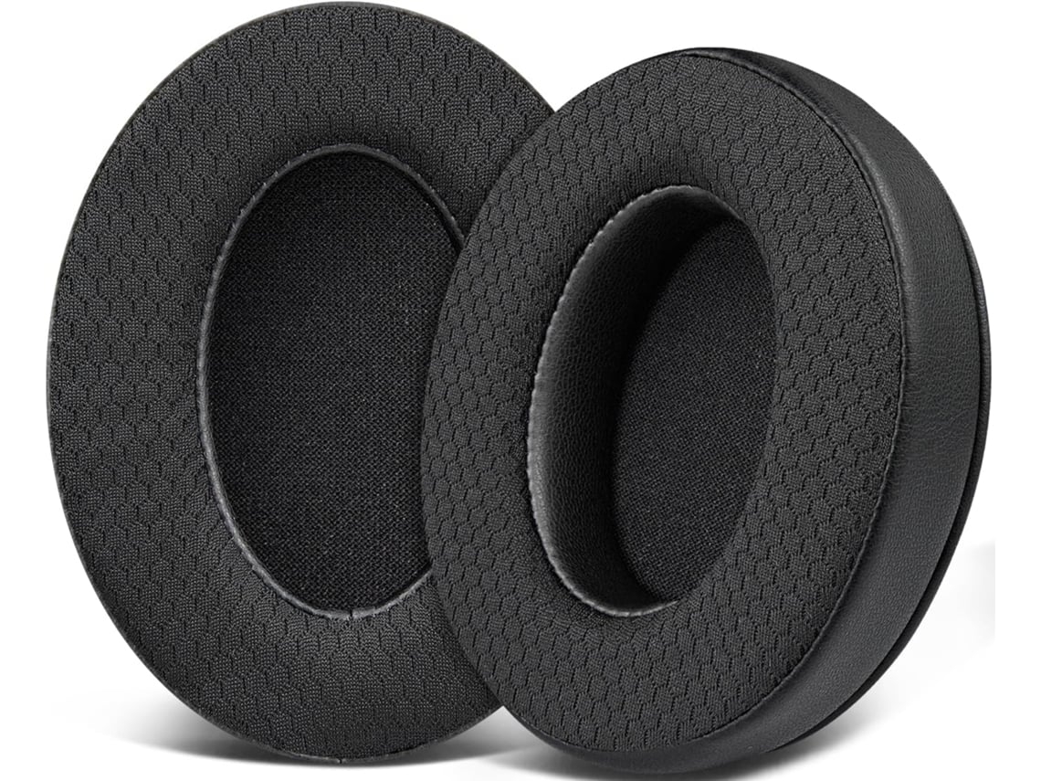 Almohadilla Para Auriculares Hyperx Cloud 1/2/pro/core/alpha/alpha S/flight/stinger/mix/cloudx/cloudx Chat Negro Saisiyiky