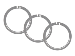 Llavero Circular Push Open Gate Key Holder 18mm