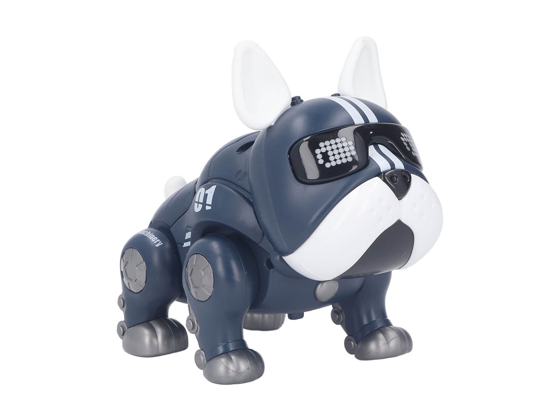 2026-perro Robot Electrónico Juguete Inteligente Con Sensor De Toque Bailarín Para Niños Niñas Azul