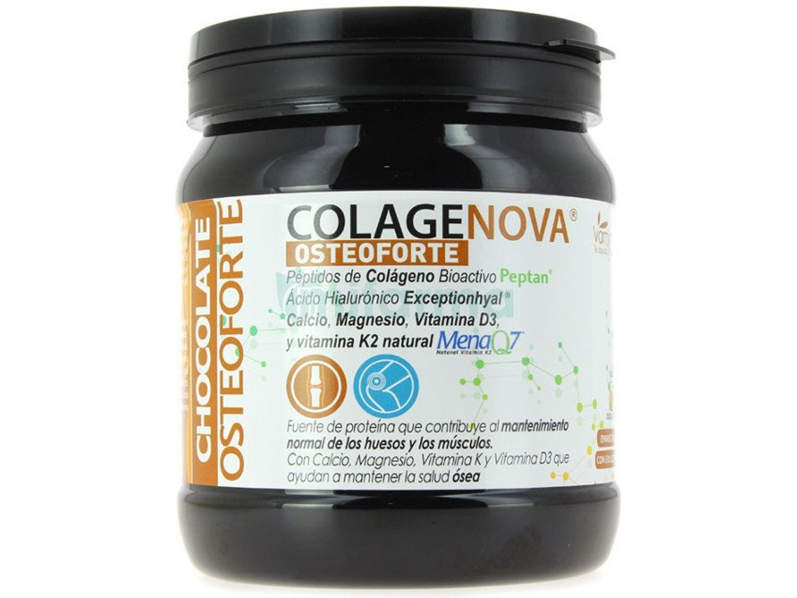 Complemento Alimentar VAMINTER Colagenova Osteoforte Chocolater Con Menaq7 (14 g)