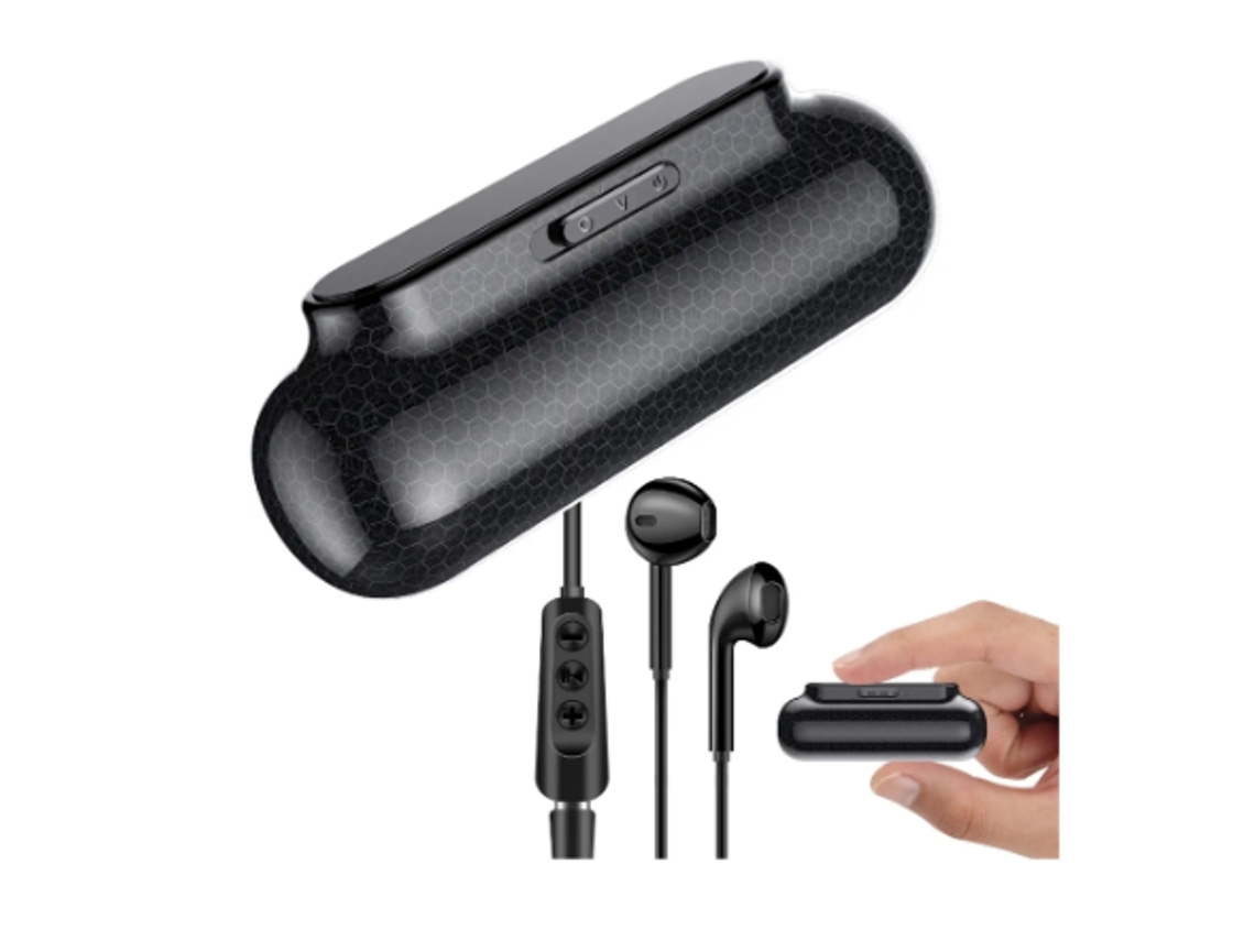Grabadora de voz magnética de 32 GB con reproducción, batería de 500 horas y capacidad de almacenamiento de 400 horas para conferencias Yizhood (negra)