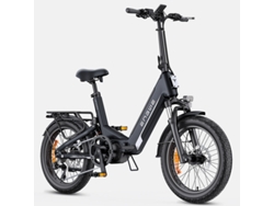 Bicicleta Eléctrica Engwe L20 3.0 Pro 250w 100nm Motor De Tracción Central Suspensión Total E Bike, Negro