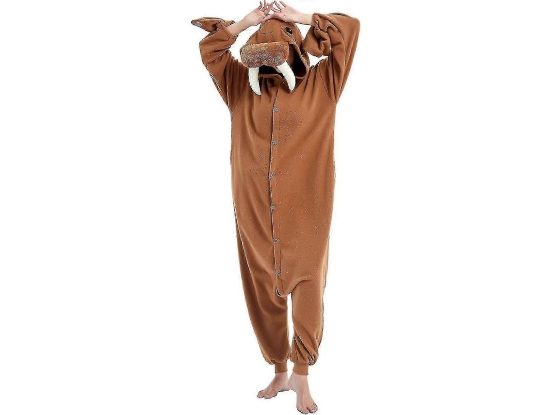 Pijama De Animal Para Adultos Walrus Talla X-large Diseño Único Suave Cómodo Ideal Regalo Halloween Navidad X-large Morsa