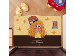 Felpudo Antideslizante De 40x60 Cm, Con Estampado De Niña, Fácil De Limpiar, Ideal Para El Hogar Y La Cocina.