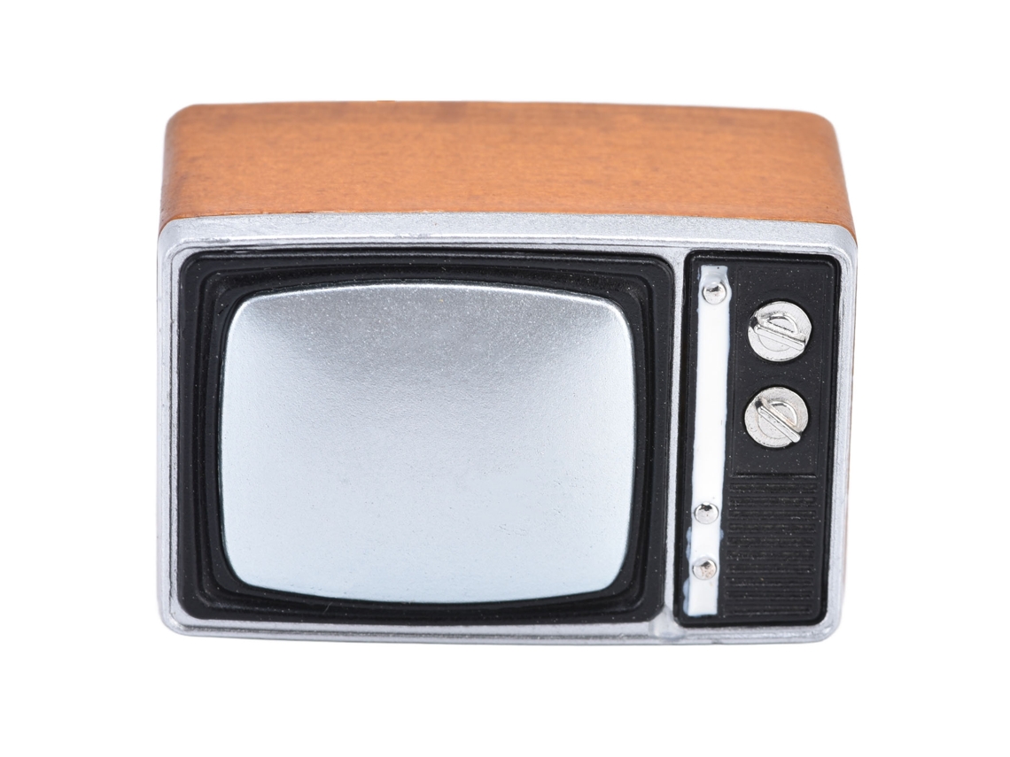 Yncm-televisor Para Casa De Muñecas Miniatura Accesorio De Juguete Tv Mueble Para Muñecas