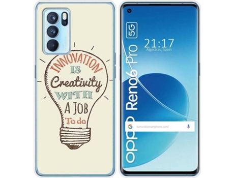 Carcasa Oppo Reno 6 Pro 5G TUMUNDOSMARTPHONE Creativity