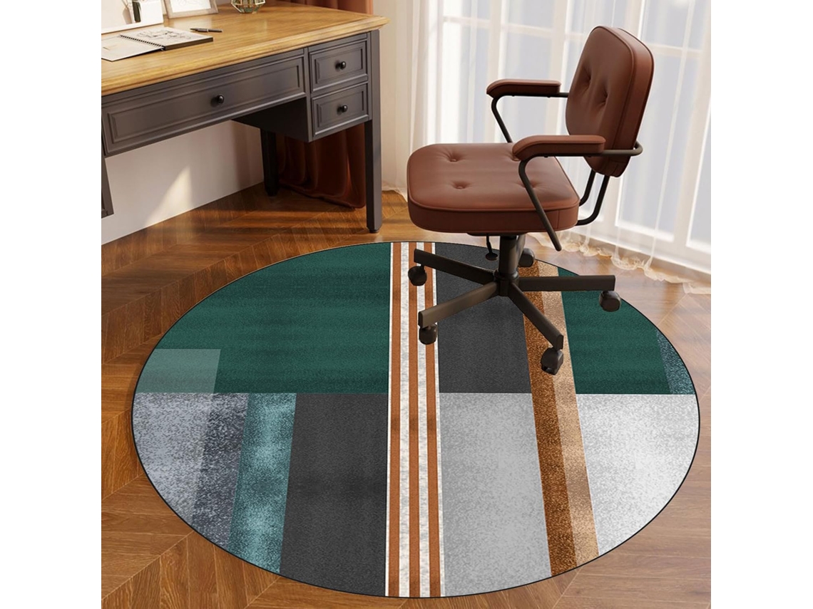 Protector de alfombrilla para silla de oficina, alfombrilla de madera para silla de juegos, alfombrilla para silla giratoria, madera