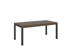 Mesa Extensible 200/460x90 cm Everyday Nogal Patas Antracita Itamoby
