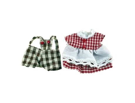 Familia de Animales Del Bosque, Casa de Niña Fingida, Ropa de Conejo Muñeca, Accesorios de Juguete H