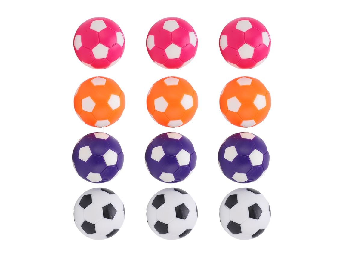Bola De Futebol De Mesa (12 Unidades, Multicolorido)