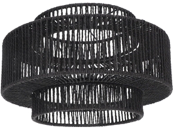 Lámpara Colgante De Cuerda De Papel Negra, Ligera Y Fácil De Instalar, Ideal Para Restaurantes Y Hogares.