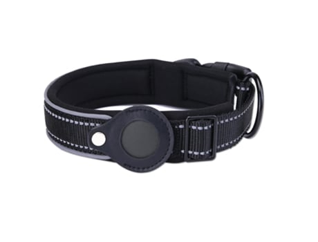Collar De Perro Airtag Reflectante Con Neopreno Suave: Nuestro Collar Airtag Duradero ELKUAIE