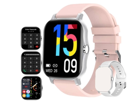 Smartwatch Cronus (respuesta Bluetooth para hacer llamadas/control de voz), relojes deportivos impermeables con rastreador de sueño CHRONUS
