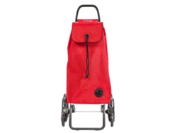 Carrito de compras Rolser I Max Mf de 6 ruedas de aluminio rojo