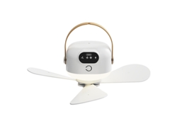 Ventilador colgante USB portátil CZHHMART con luz nocturna