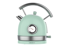 Cecotec Hervidor De Agua Eléctrico Thermosense 420 Light Green. 1,8 Litros De Capacidad, 2200 W, Medidor De Temperatura