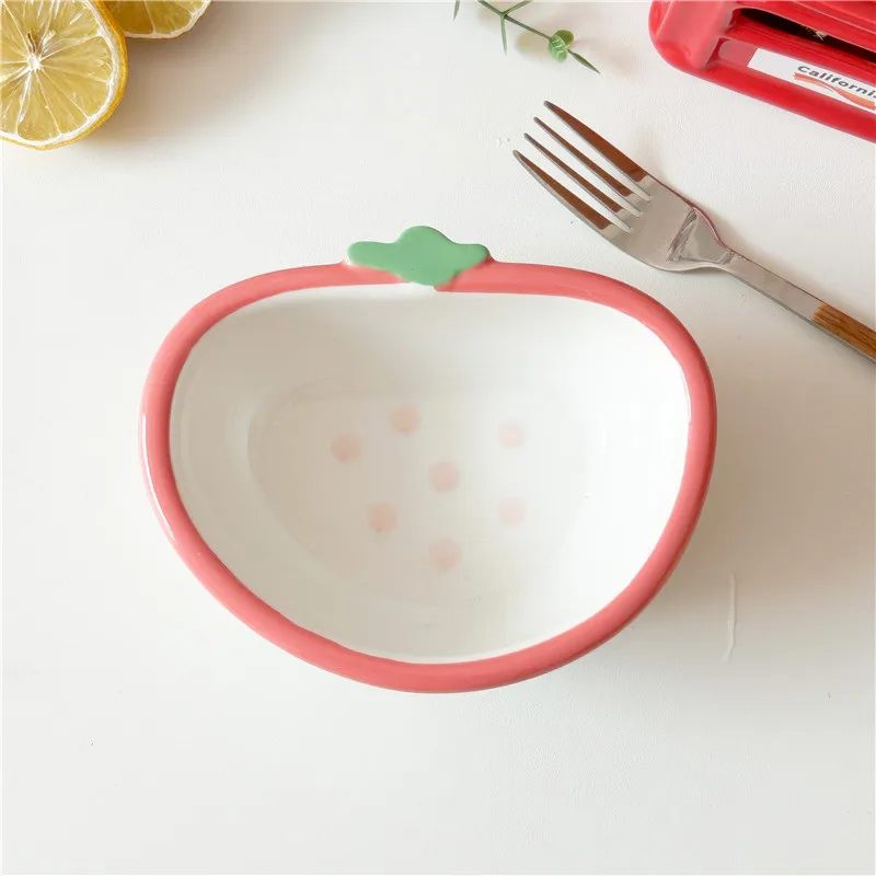 Frutero De Cerámica (fresa, 14,7 Cm), Apto Para Microondas Y Horno.