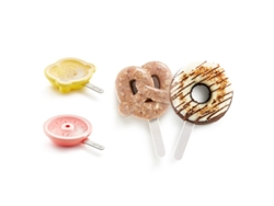 Molde para Helados Donut&Pretzel (4 Uds) LEKUE