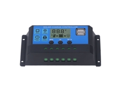 Controlador De Carga Solar Pwm De 12v/24v Y 60a Con Pantalla Lcd Y Doble Salida Usb De 5v Para Paneles Solares.