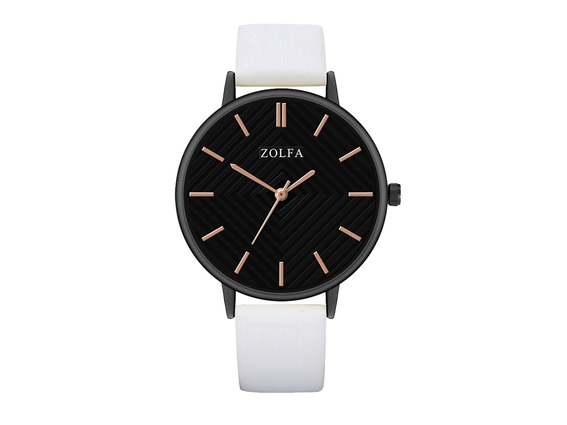 Reloj De Pulsera Unisex Para Parejas, Estilo Clásico De Negocios, Cuarzo De Moda, Blanco.