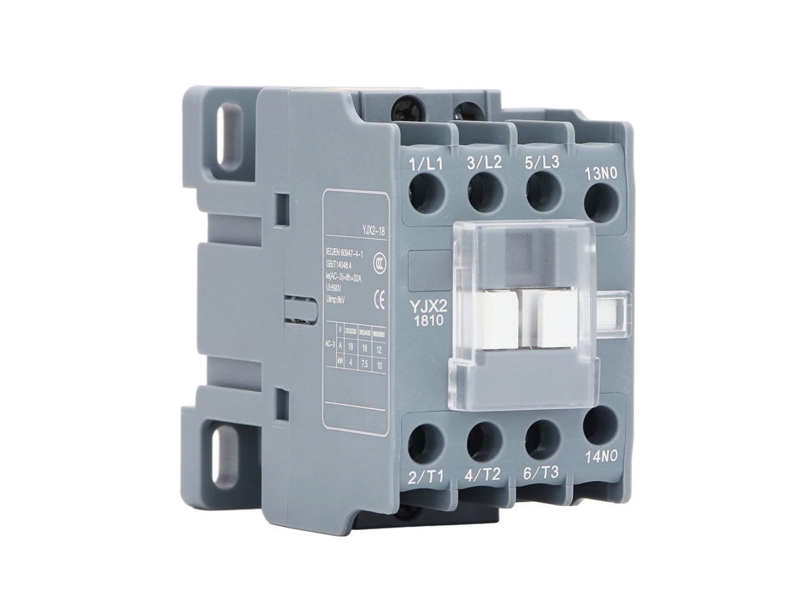 Contactor Eléctrico Universal De Ca 18a, Contacto Auxiliar Normalmente Abierto, Montaje En Riel De 35 Mm, Yjx2-1810, Ca110v