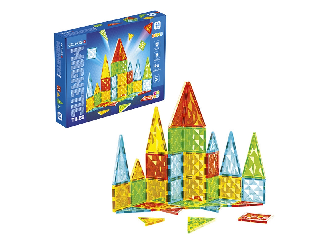 Magnetic Tiles Gems 44 Geomag