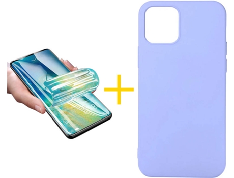 Carcasa + Protector de Pantalla para iPhone 12 Pro Max SKYHE Morado