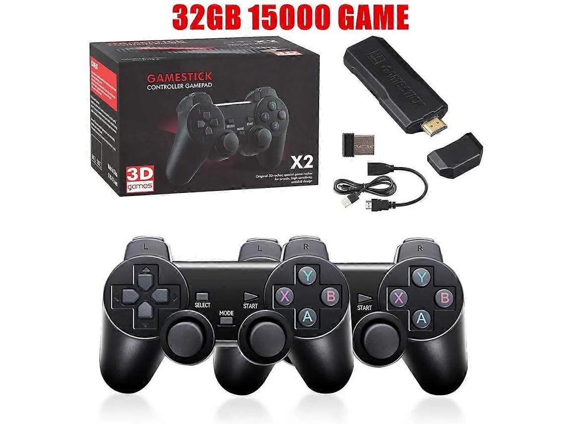 Consola De Videojuegos Gd10 4k, Mando Inalámbrico Doble De 2,4 Ghz, 40.000 Juegos, 128 Gb De Juegos Retro Para Tv, Regalo De Navidad Para Niño