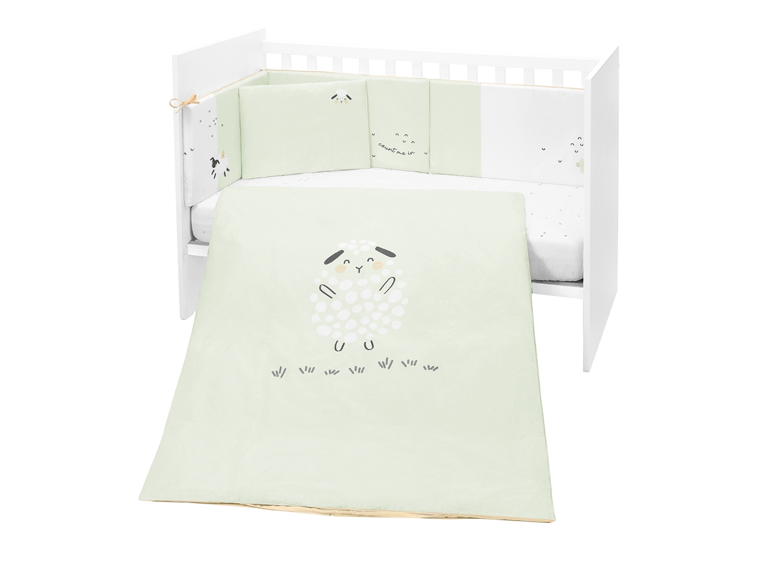 Juego de cama Kikkaboo Sleepy Sheep de 6 piezas 60/120
