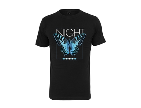 Camiseta MISTER TEE Butterflies Negro (S)
