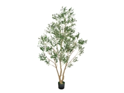 Olivo artificial Succebuy de 244 cm para decoración del hogar