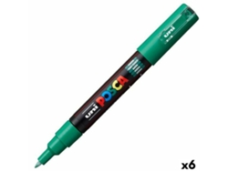 Rotuladoras POSCA Pc-1M Verde 6 Unidades